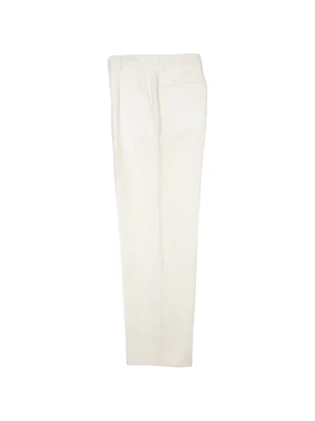 Pantaloni Briglia 1949 plisate alb