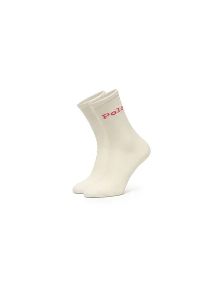 Polo Ralph Lauren Dlhé ponožky Écru
