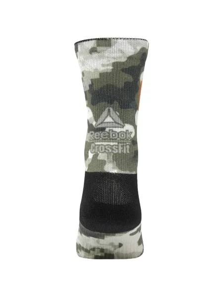 Șosete Reebok cu imagine cu model camuflaj verde