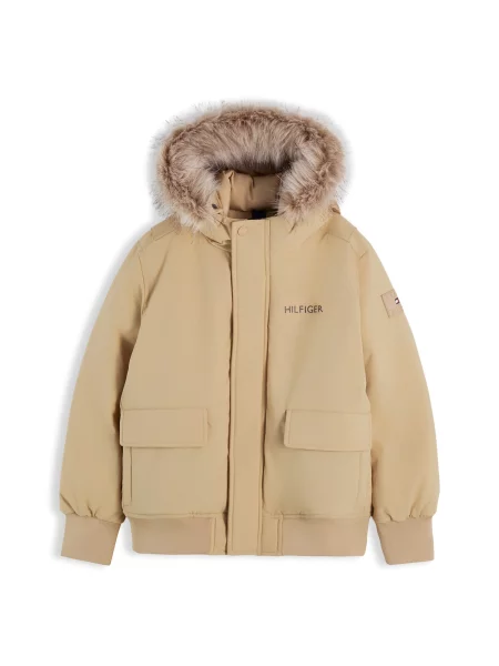 TOMMY HILFIGER Geacă de primăvară-toamnă bej