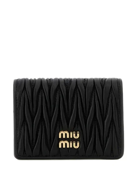 Portofel Miu Miu din piele negru