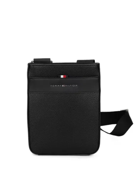 Geantă crossbody Tommy Hilfiger cu autograf negru