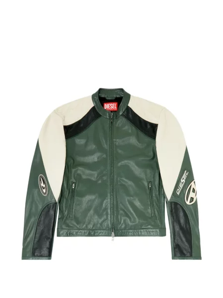 Geanta de piele Diesel verde