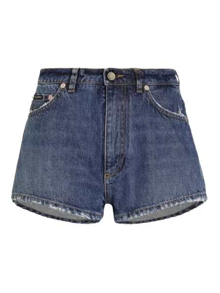 Szorty jeansowe Dolce And Gabbana niebieskie