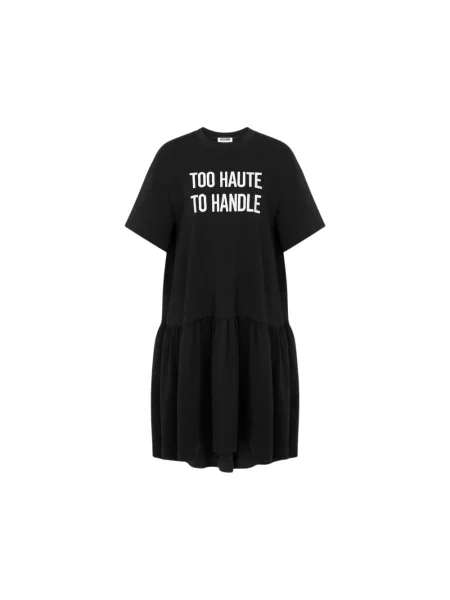 Sukienka midi Moschino do kolan czarna