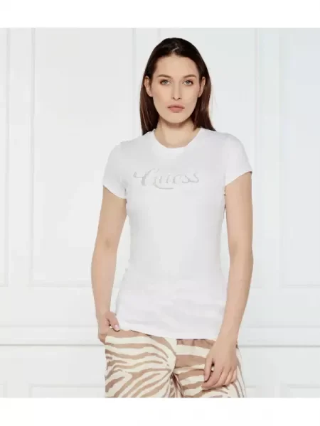 GUESS Tricou alb