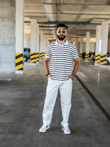 TeamV Штани повсякденні білий