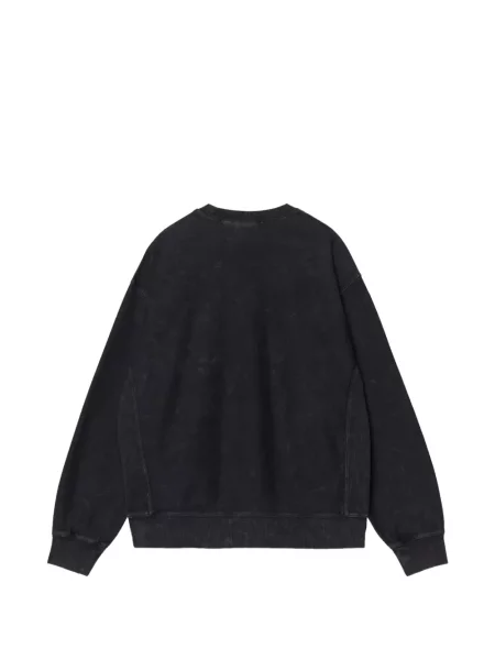 Pulover Carhartt Wip cu broderie negru