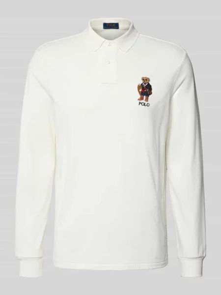 Polo Z Długim Rękawem Polo Ralph Lauren beżowe
