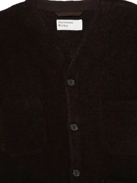 Cardigan Universal Works de lână maro