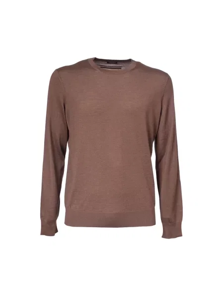 Sweter Zegna brązowy