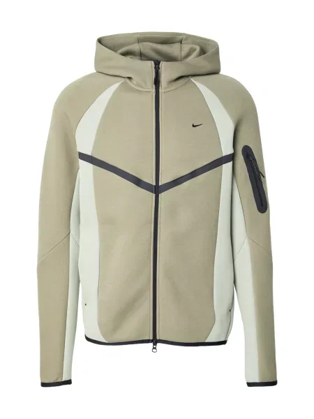 Nike Sportswear Hanorac TECH FLC PRO verde mentă / verde pastel negru