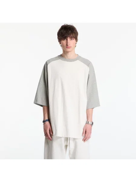 Tricou Fear of God Essentials Signature Baseball Tee Oatmeal Heather/ Concrete Heather L