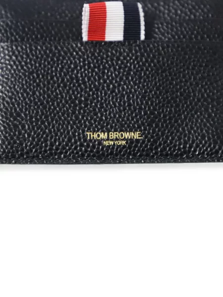 Ριγέ πορτοφόλι Thom Browne μαύρο