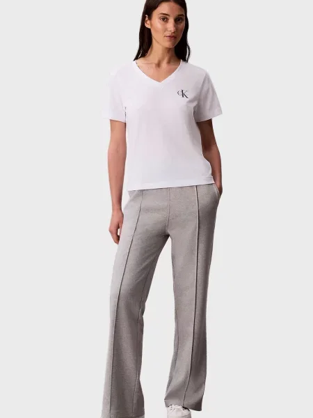 Махрові спортивні штани Calvin Klein Jeans сірі