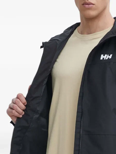 Geacă Helly Hansen cu glugă negru
