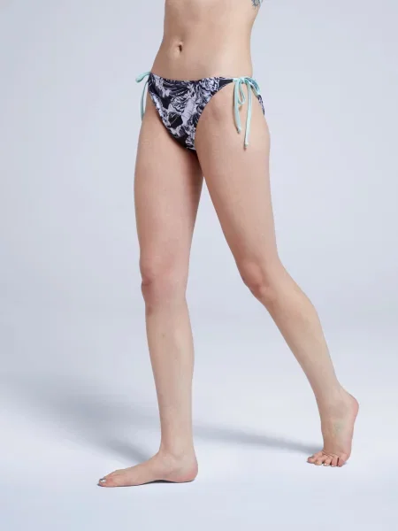 Poolside majtki do bikini z materiałów pochodzących z recyklingu Black