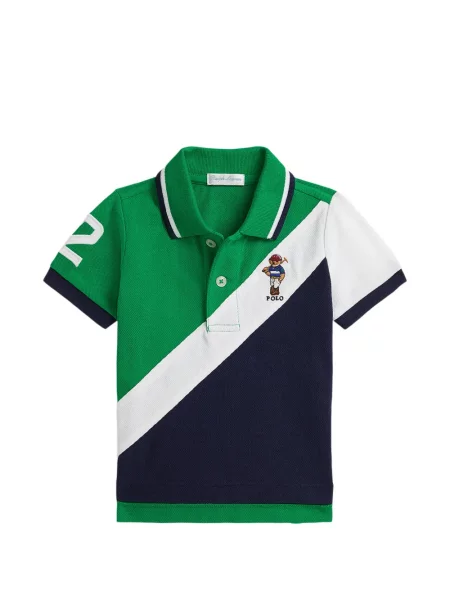 Koszulka polo dziecięca Polo Ralph Lauren zielona