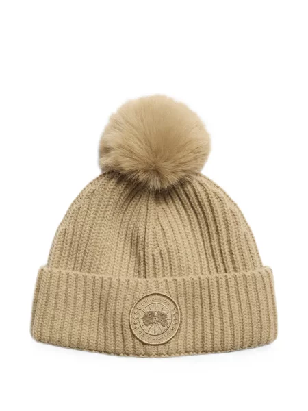 Căciulă Canada Goose tricotate cu pompoane