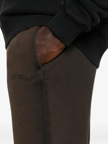 Pantaloni Off-white cu cordon alb