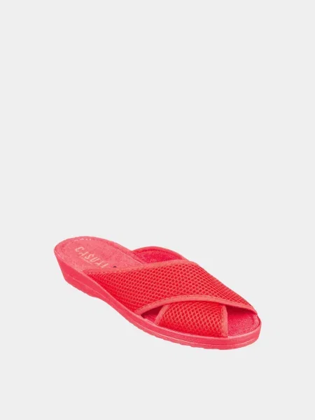 Повседневные шлепанцы Casual красные