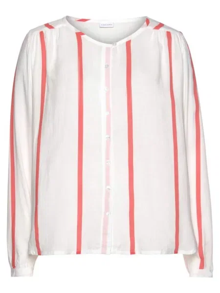 LASCANA Bluza rdeča bela