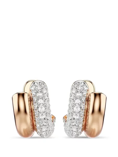 Обеци Swarovski розово