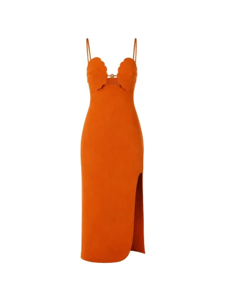 Rochie midi Farm Rio portocaliu
