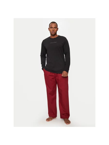 Calvin Klein Underwear Spodnji del pižame Relaxed Fit rdeča