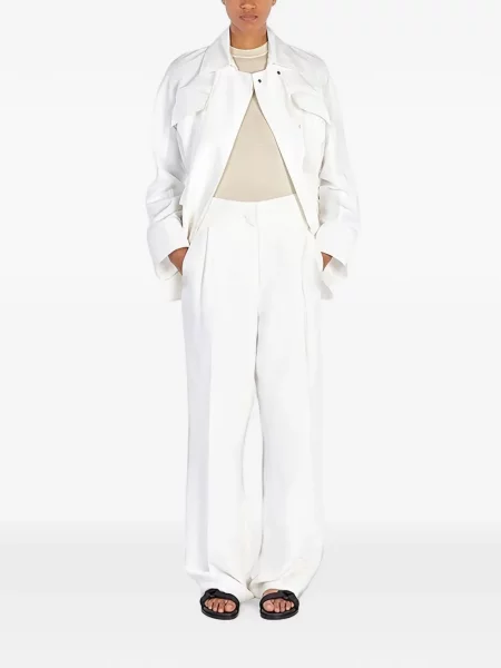 Pantaloni Ferragamo alb