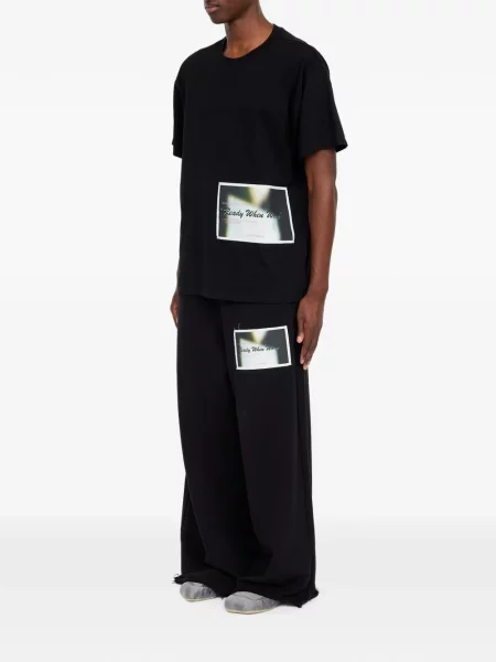 Tricou Mm6 Maison Margiela negru