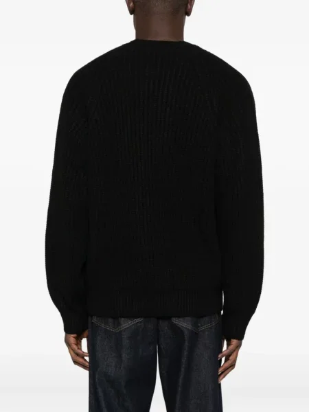 Pulover Carhartt Wip cu decolteu în U negru
