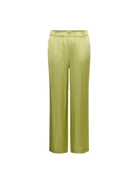 Lniane spodnie Soaked In Luxury zielone