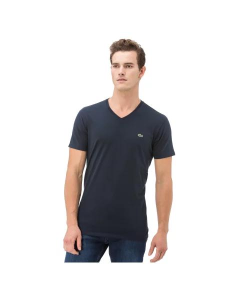 Lacoste Koszulka Lacoste granatowa