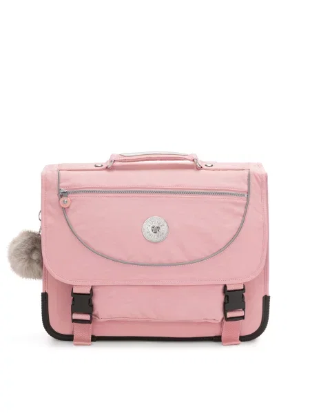 KIPLING Rucsac PREPPY roz / negru alb