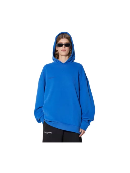 Bluza z kapturem Pangaia niebieska