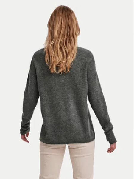 VERO MODA Pulover VMCrewlefile temno zelena