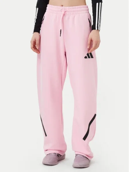Adidas Pantaloni trening Z.N.E. Barrel Roz negru