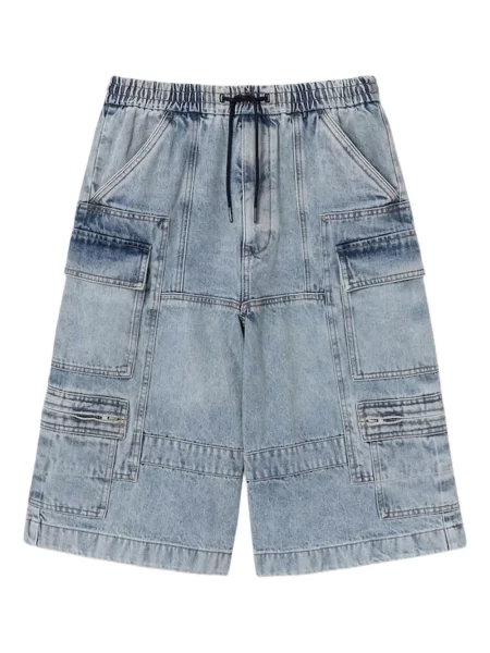 Stahovací šňůrka džínové šortky Juun.j modré