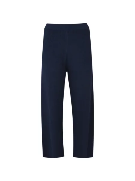 Pantaloni Izaak Azanei tricotate albastru