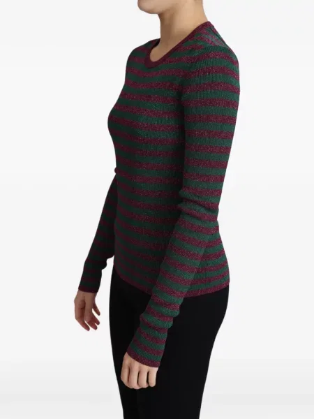 Pulover Dolce & Gabbana cu dungi verde