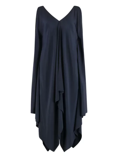 Sukienka Gianluca Capannolo garniturowa niebieska