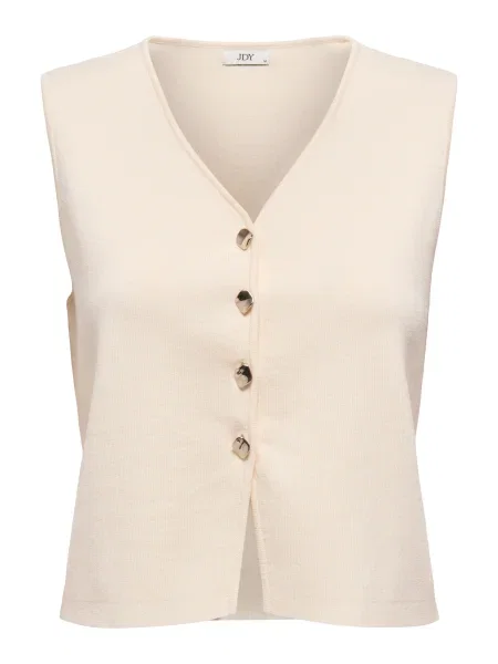 JDY Vestă tricotată JDYAstra deschis bej