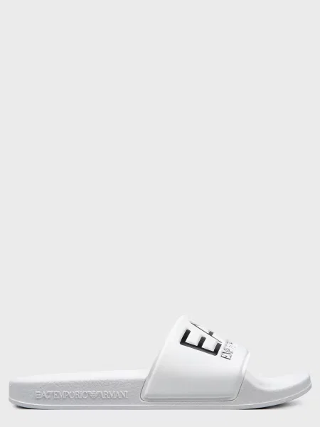 Шлепанцы Ea7 Emporio Armani белые