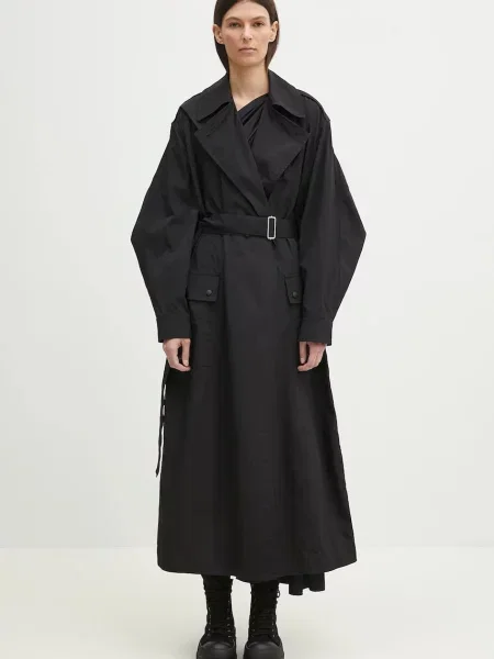 Kenzo palton femei de tranzitie negru