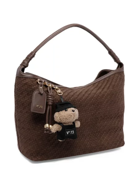 Τσάντα shopper V°73 καφέ