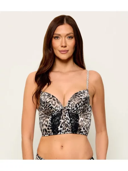 Guess Underwear Melltartó DESTINY PADDED BUSTIER fekete