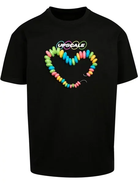 MT Upscale Tričko Sweet Treats nebeská modř / žlutá / růžová černá