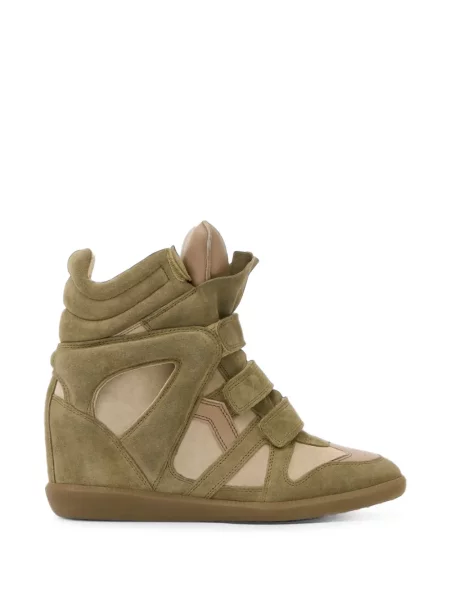 Sneakerși Isabel Marant cu pană verde