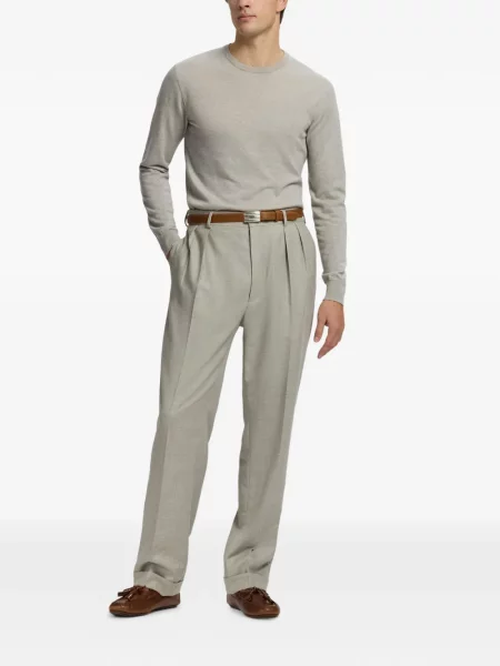 Кашмирен пуловер Ralph Lauren Purple Label сиво